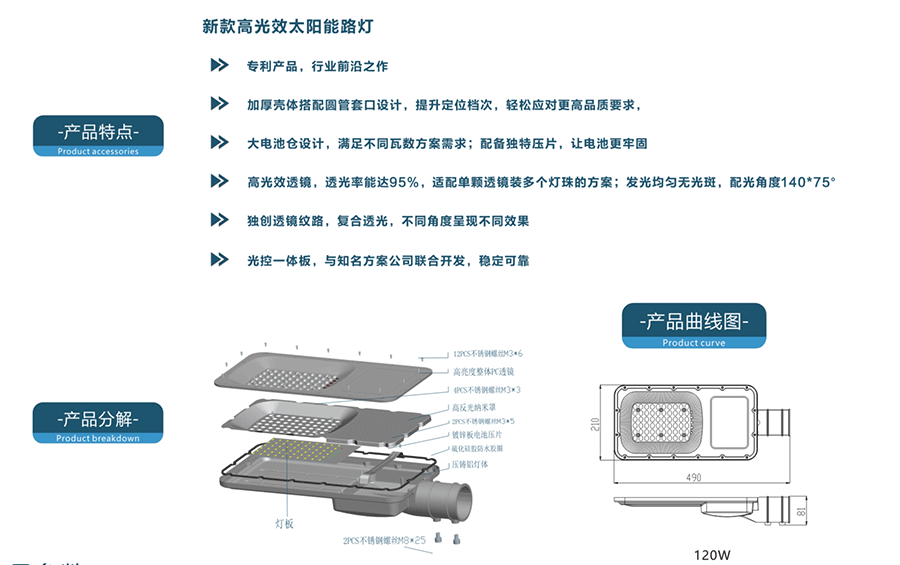 太陽(yáng)能路燈 CHTYN03介紹